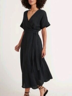 Marine Layer Valencia wrap around dress M
